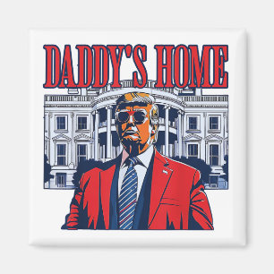 Het huis van papa Trump   Witte Huis Trump Gift Magneet