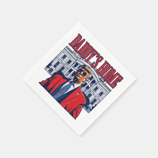 Het huis van papa Trump | Witte Huis Trump Gift Servet (Hoek)