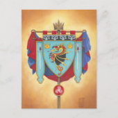 Het huis van Pendragon Banner Briefkaart (Voorkant)