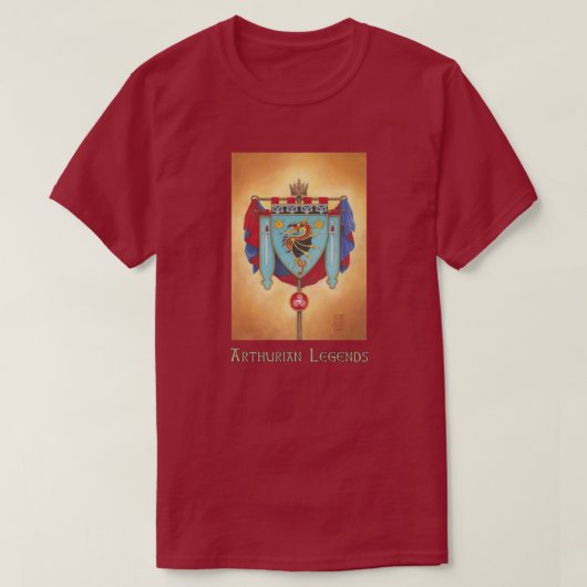 Het huis van Pendragon Banner T-shirt (Design voorkant)