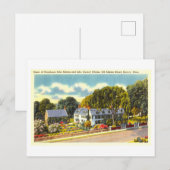 Het huis van Presidenten Adams in Quincy, Massachu Briefkaart (Voorkant / Achterkant)