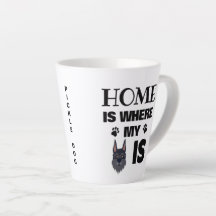 Het huis van Schnauzer is waar mijn hond gezichtsn