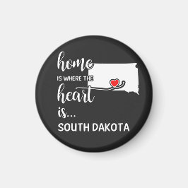 Het huis van South Dakota is waar het hart ligt Magneet