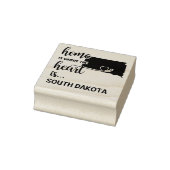 Het huis van South Dakota is waar het hart ligt Rubberstempel (Stempel)