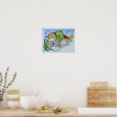 Het huis van Thomas | Marseille, Frankrijk Poster (Keuken)