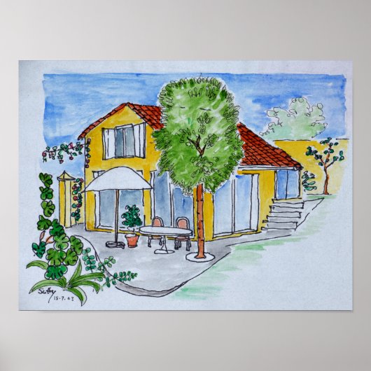 Het huis van Thomas | Marseille, Frankrijk Poster (Voorkant)