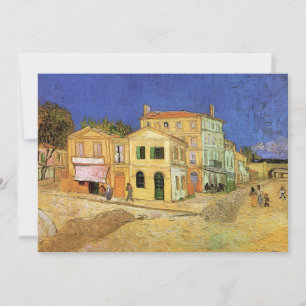 Het huis van Van Gogh in Arles, Housewarming Party Kaart