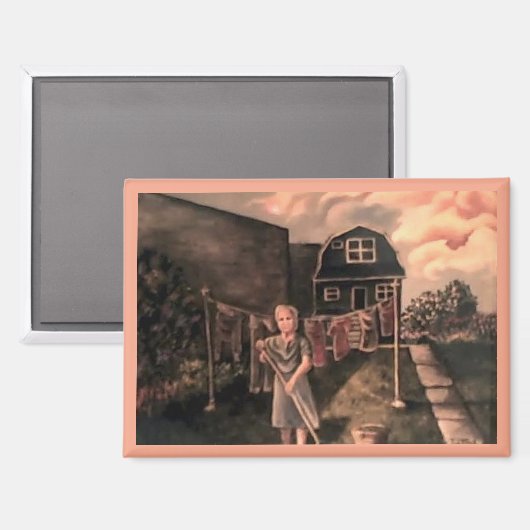 Het huis van Virginia Magneet (Voorkant / Achterkant)