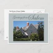 Het Huis van Zeven Gables Briefkaart (Voorkant / Achterkant)