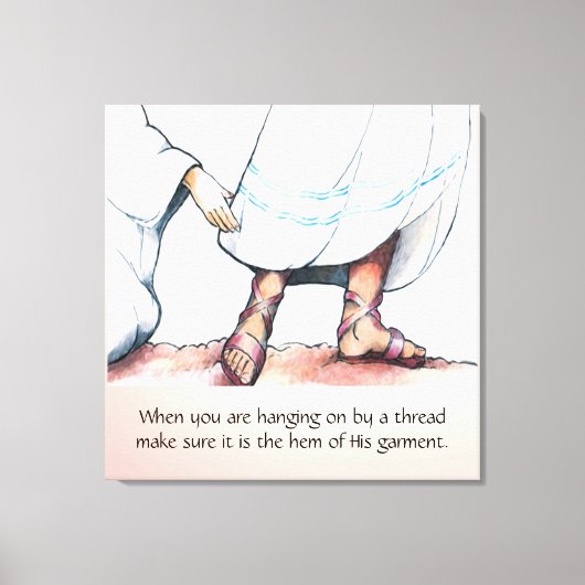 Het huis van zijn kleding canvas afdruk (Voorkant)