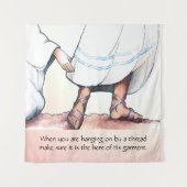 Het huis van zijn kleding wandkleed (Voorkant)