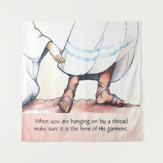 Het huis van zijn kleding wandkleed (Voorkant)