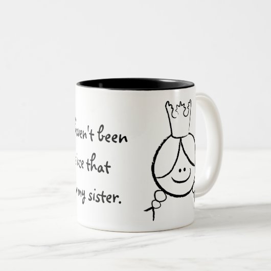 Het huis viel op mijn zus Mok (Voorkant rechts)