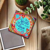 Het huis waar je woont in familie-inspirativiteits magneet