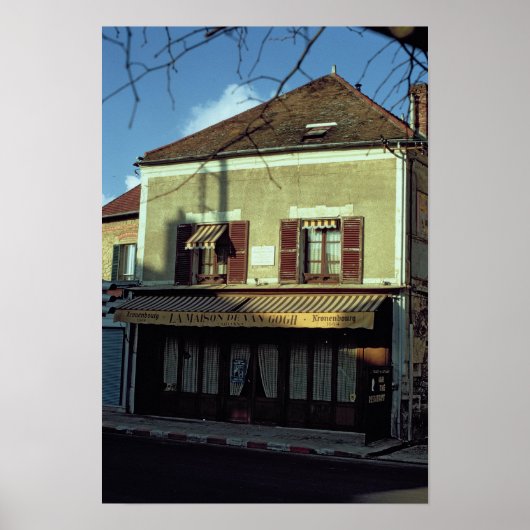 Het huis waarin Vincent van Gogh Poster (Voorkant)