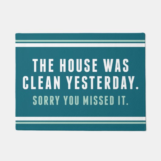 Het huis was schoon gisteren, sorry dat je het gem deurmat (Voorkant)