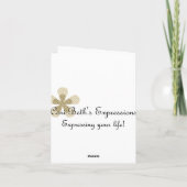 Het huis wordt goed spoedig Kaart (Achterkant)