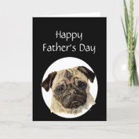 Het Huisdier van de Humor van vaderdag, Pug Hond