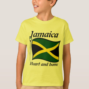 Het huisJamaïca van Heartband kinder t-shirts