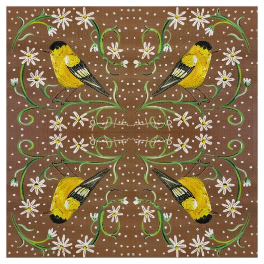 Het huisje Goldfinch Stof (Swatch)
