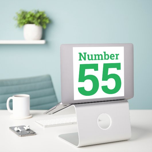 Het huisvuil kan het Aantal van de Bak Wheelie tot Sticker (Laptop op bureau)