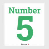 Het huisvuil kan of het Enige Digitale Aantal van  Sticker (Vel)