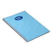Het hulpmiddel Blauwe Illustratie van het hulpmidd Notitieboek (Rechterzijde)