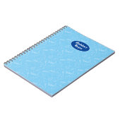 Het hulpmiddel Blauwe Illustratie van het hulpmidd Notitieboek (Linkerzijde)