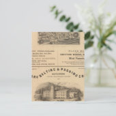 Het Hulpmiddel van de verstrekking en het Bedrijf  Briefkaart (Staand voorkant)