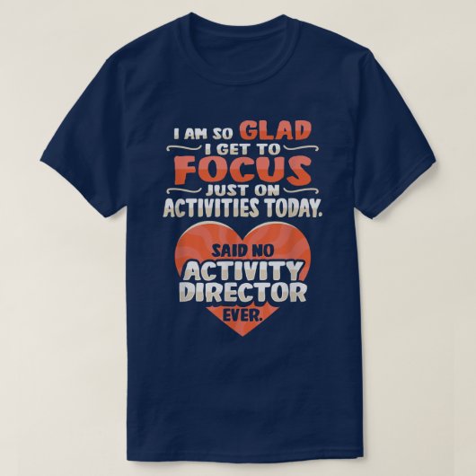 Het Hulpontwerp van de Motivatie van de activiteit T-shirt (Design voorkant)