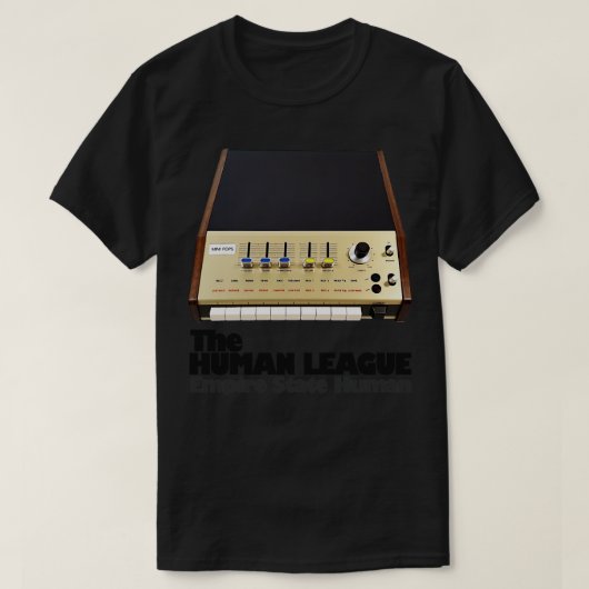Het Human League Retro Originele Ontwerp T-shirt (Design voorkant)