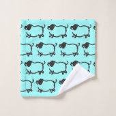 Het Humoureuze Varkenshaar 2019 kiest Kleur 2 Bath Bad Handdoek (Wasdoekje)