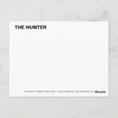 Het Hunter-Briefkaart Briefkaart (Achterkant)