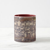 Het Hunter rock art panel Mok (Midden)