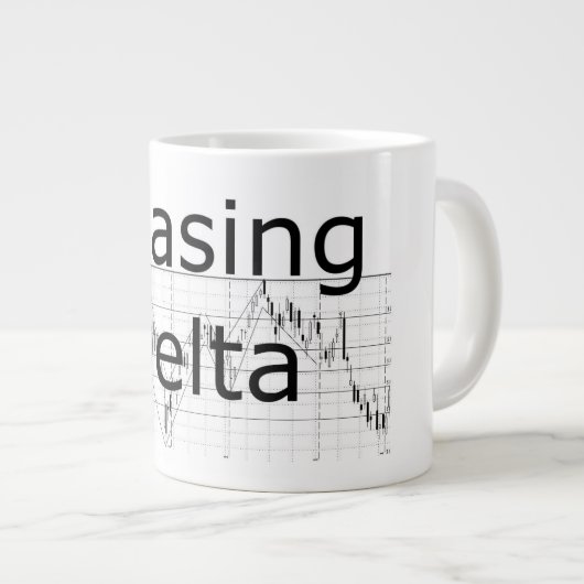 Het huren van Delta Grote koffie Mok (Voorkant rechts)