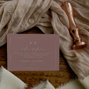 Het huren van een bruiloft in Lieu van de Kaart va Visitekaartje