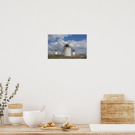 Het huren van Windmills V - Druk Poster (Keuken)