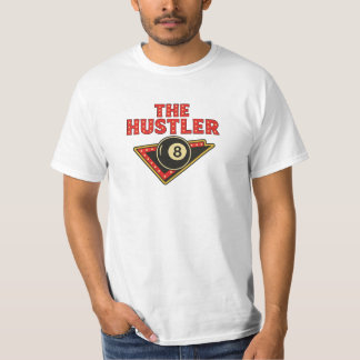 Het Hustler Biljart T-shirt ontwerp