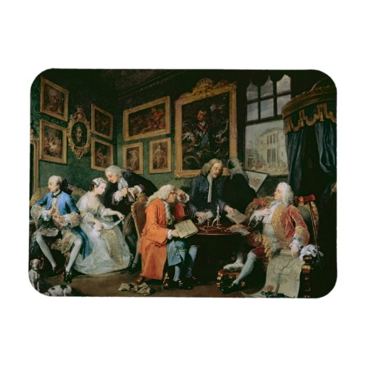 Het huwelijk a la Mode: I - The Marriage Settlemen Magneet (Horizontaal)