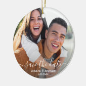 Het huwelijk bewaart de Datum  Calligrafie van de  Keramisch Ornament (Links)