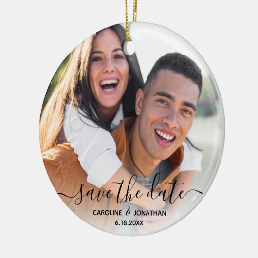 Het huwelijk bewaart de Datum  Calligrafie van de  Keramisch Ornament (Links)