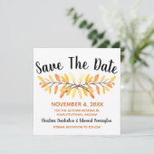 Het huwelijk bewaart de datum die de minimale herf aankondiging (Staand voorkant)