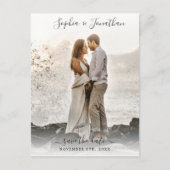 Het huwelijk bewaart de Datum  Doopvont van het Ma Briefkaart (Voorkant)