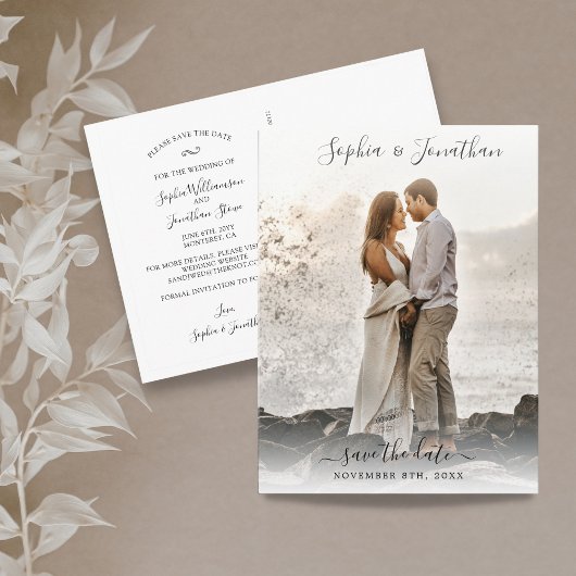 Het huwelijk bewaart de Datum  Doopvont van het Ma Briefkaart