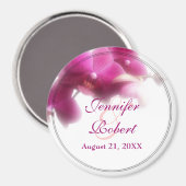 Het huwelijk bewaart de Datum Magnet (Voorkant / Achterkant)