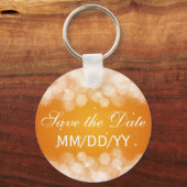 Het huwelijk bewaart de Datum Sinaasappel van de S Sleutelhanger (Voorkant)