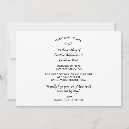 Het huwelijk bewaart de Datum Vele  Foto's Collage (Achterkant)