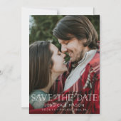 Het huwelijk bewaart de Datummagneten - sparen de Magnetische Uitnodiging (Voorkant)