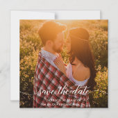 Het huwelijk bewaart de Datummagneten - sparen de Magnetische Uitnodiging (Voorkant)