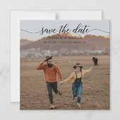 Het huwelijk bewaart de Datummagneten - sparen de  Magnetische Uitnodiging (Voorkant)